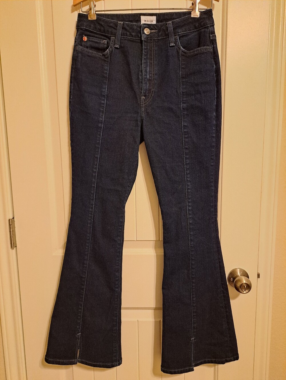 Hudson Heidi High-Rise Flare Indigo Rinse Jeans - 27